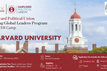 Harvard Political Union Young Global Leaders Program WINTER Camp at HARVARD UNIVERSITY